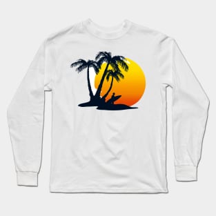 My Favorite Color is Sunset for Women Long Sleeve T-Shirt